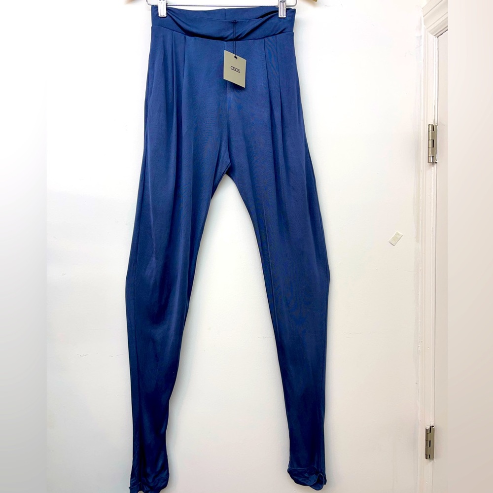 ASOS crochet flutter flutter high waist pants